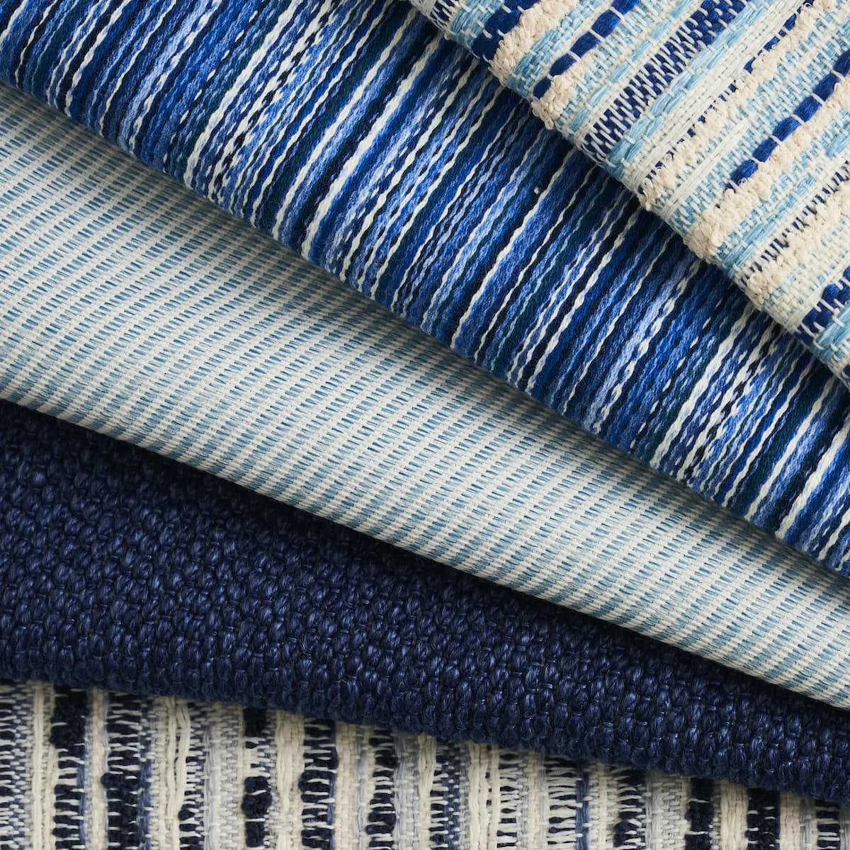 FINO STRIPE INDOOR/OUTDOOR_ COBALT