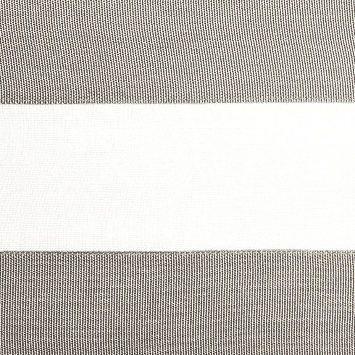 RIBBON APPLIQUÉ PANEL_ GREY ON IVORY