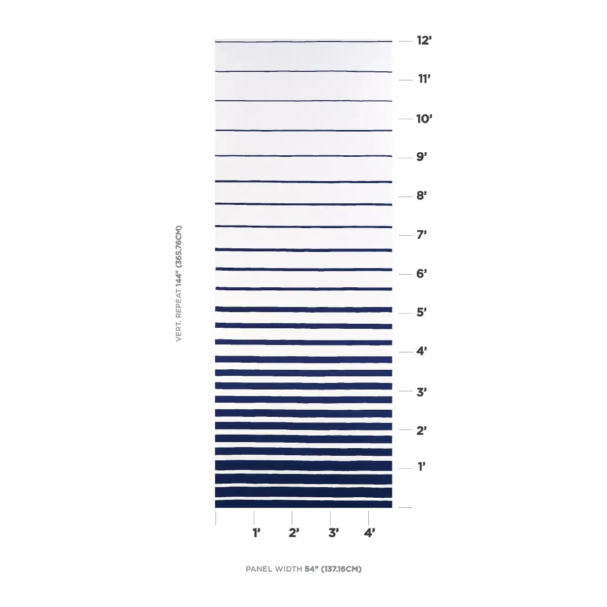 RIBBON APPLIQUÉ PANEL_ NAVY ON IVORY