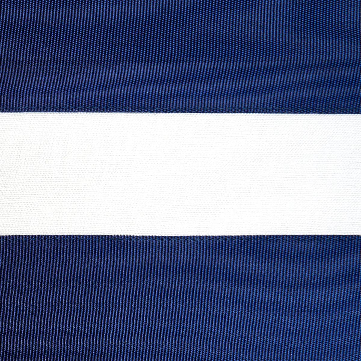 RIBBON APPLIQUÉ PANEL_ NAVY ON IVORY