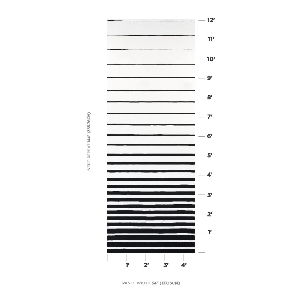 RIBBON APPLIQUÉ PANEL_ BLACK ON IVORY