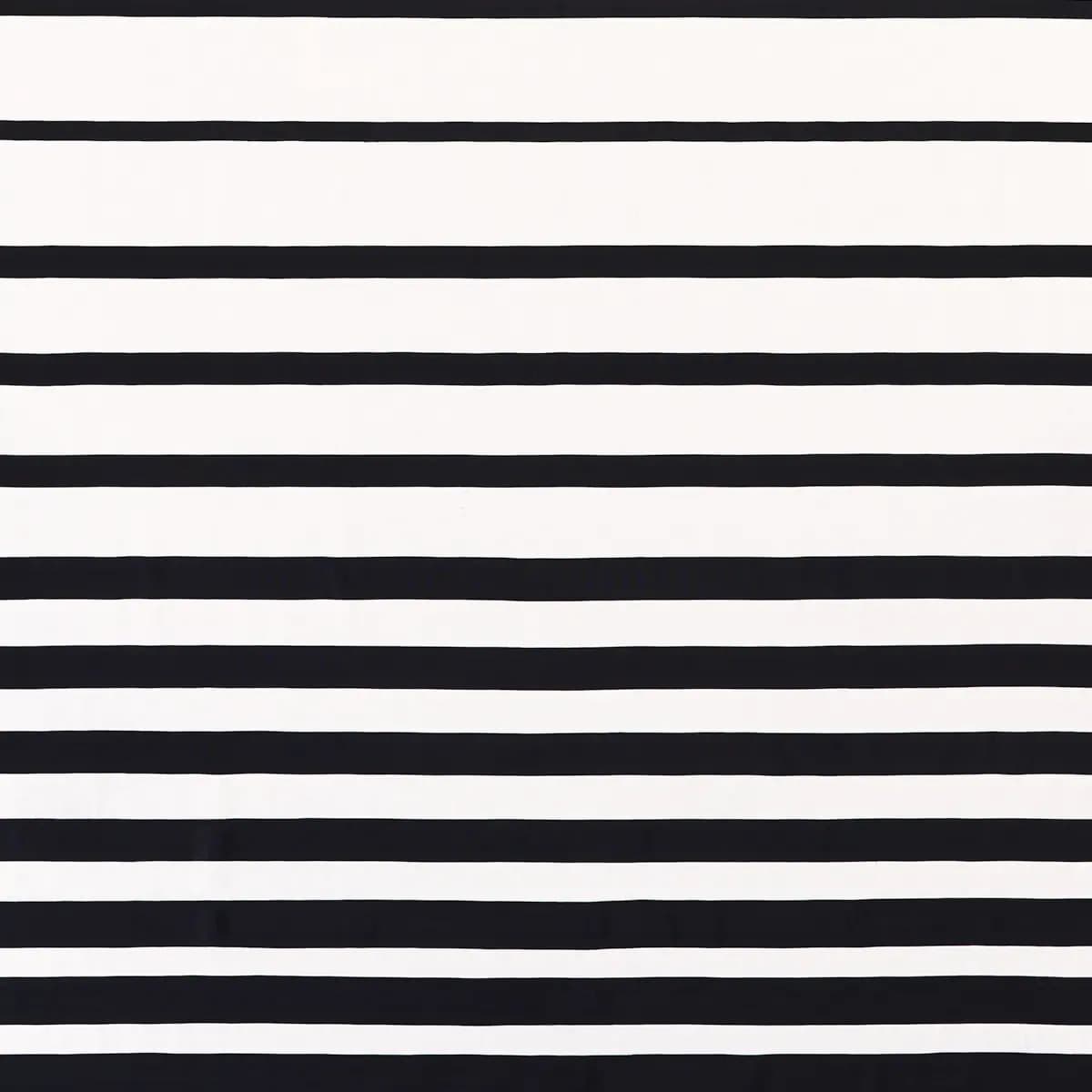 RIBBON APPLIQUÉ PANEL_ BLACK ON IVORY