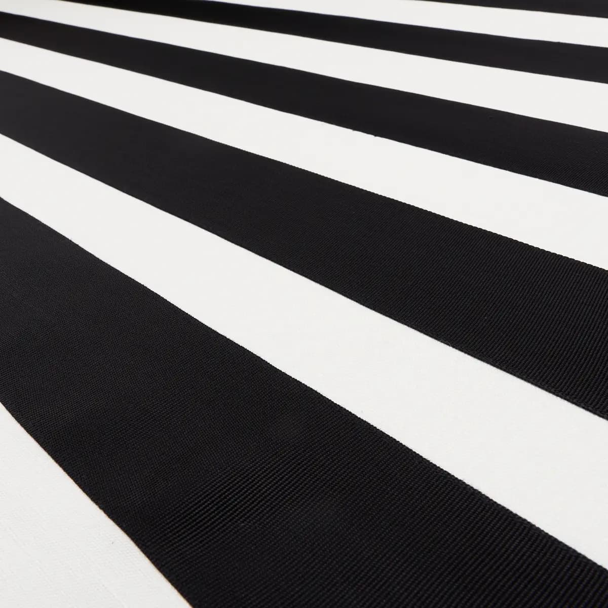 RIBBON APPLIQUÉ PANEL_ BLACK ON IVORY