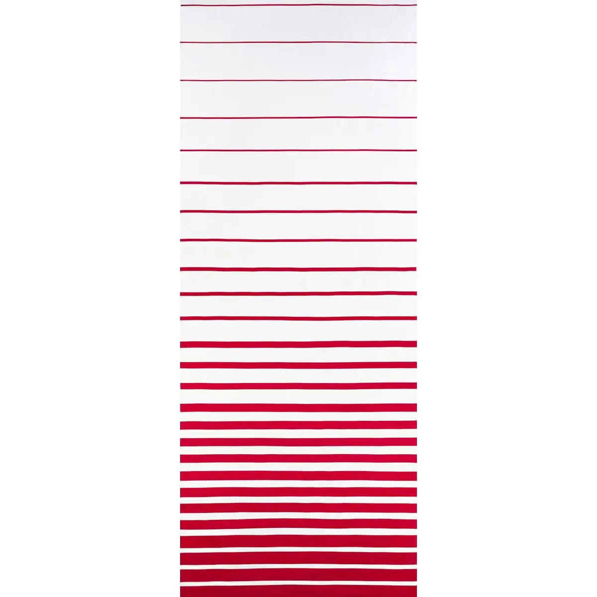 RIBBON APPLIQUÉ PANEL_ RED ON IVORY