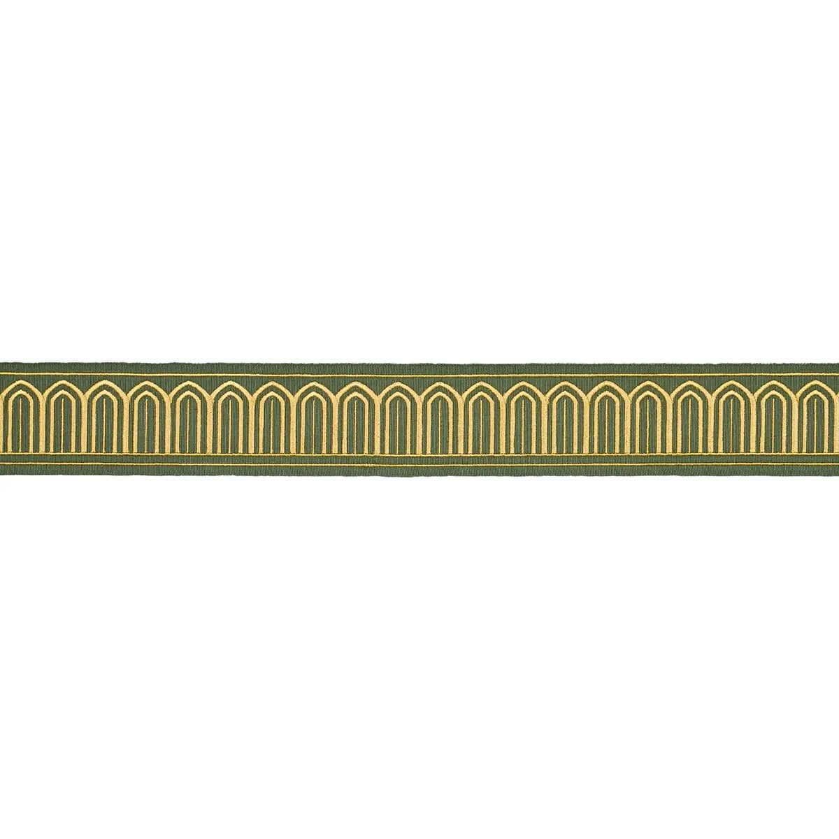 ARCHES EMBROIDERED TAPE MEDIUM_ OLIVE