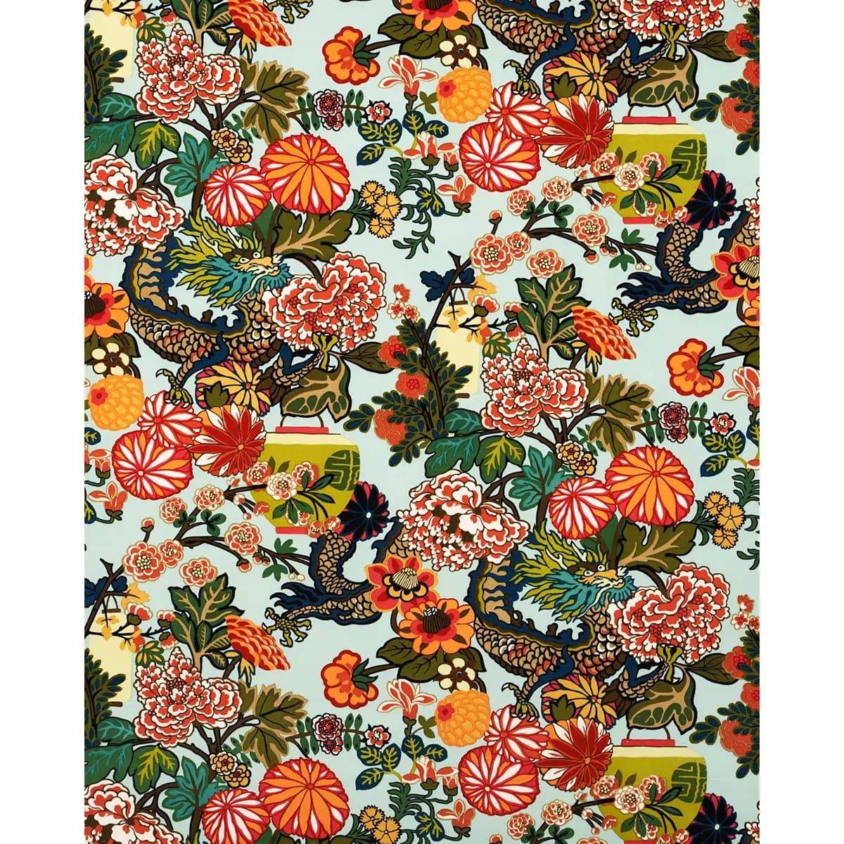 CHIANG MAI DRAGON VELVET_ AQUAMARINE