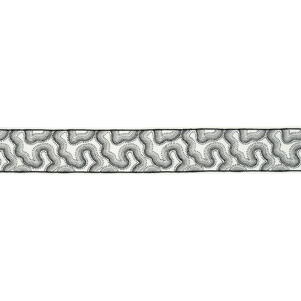 Topo Beaded Tape_ BLACK & WHITE