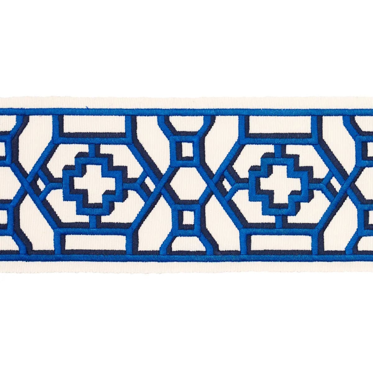 ZANZIBAR TRELLIS TAPE_ BLUE