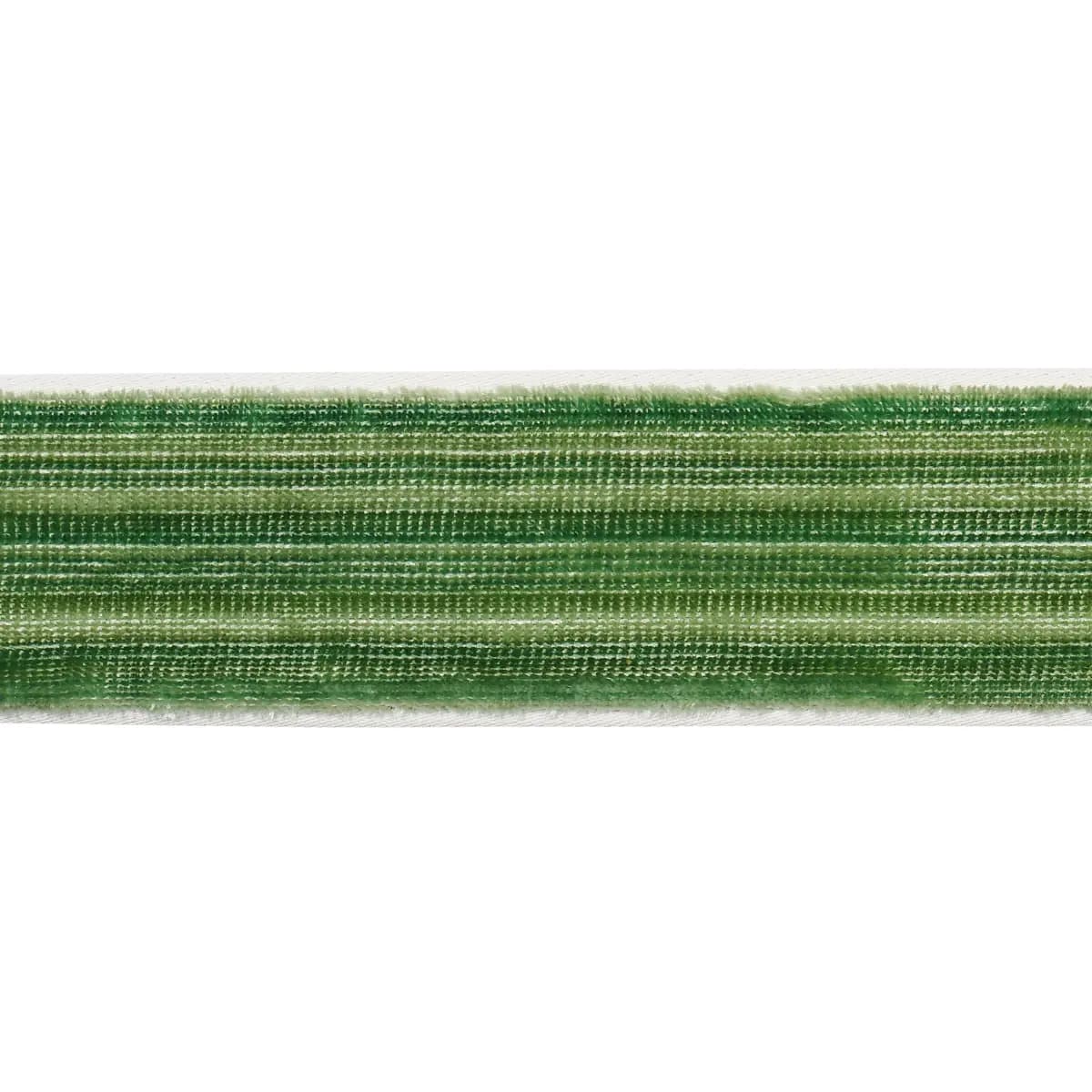 GASPARD VELVET TAPE NARROW_ EMERALD