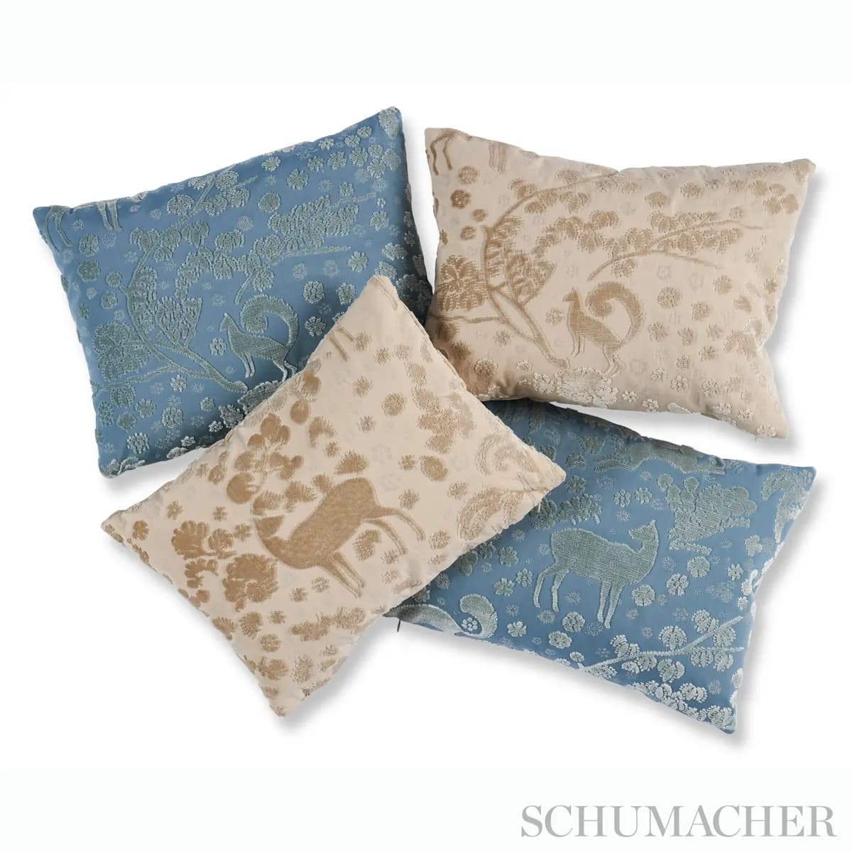 ARBOR FOREST VELVET_ SLATE BLUE