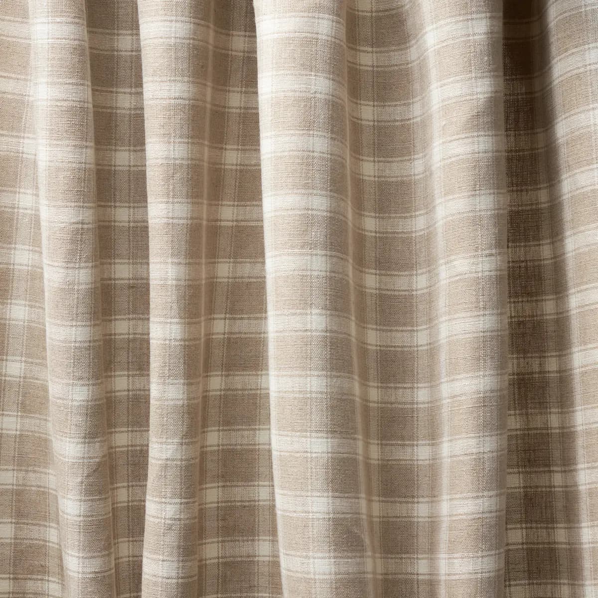 CRAWFORD LINEN CHECK_ FLAX