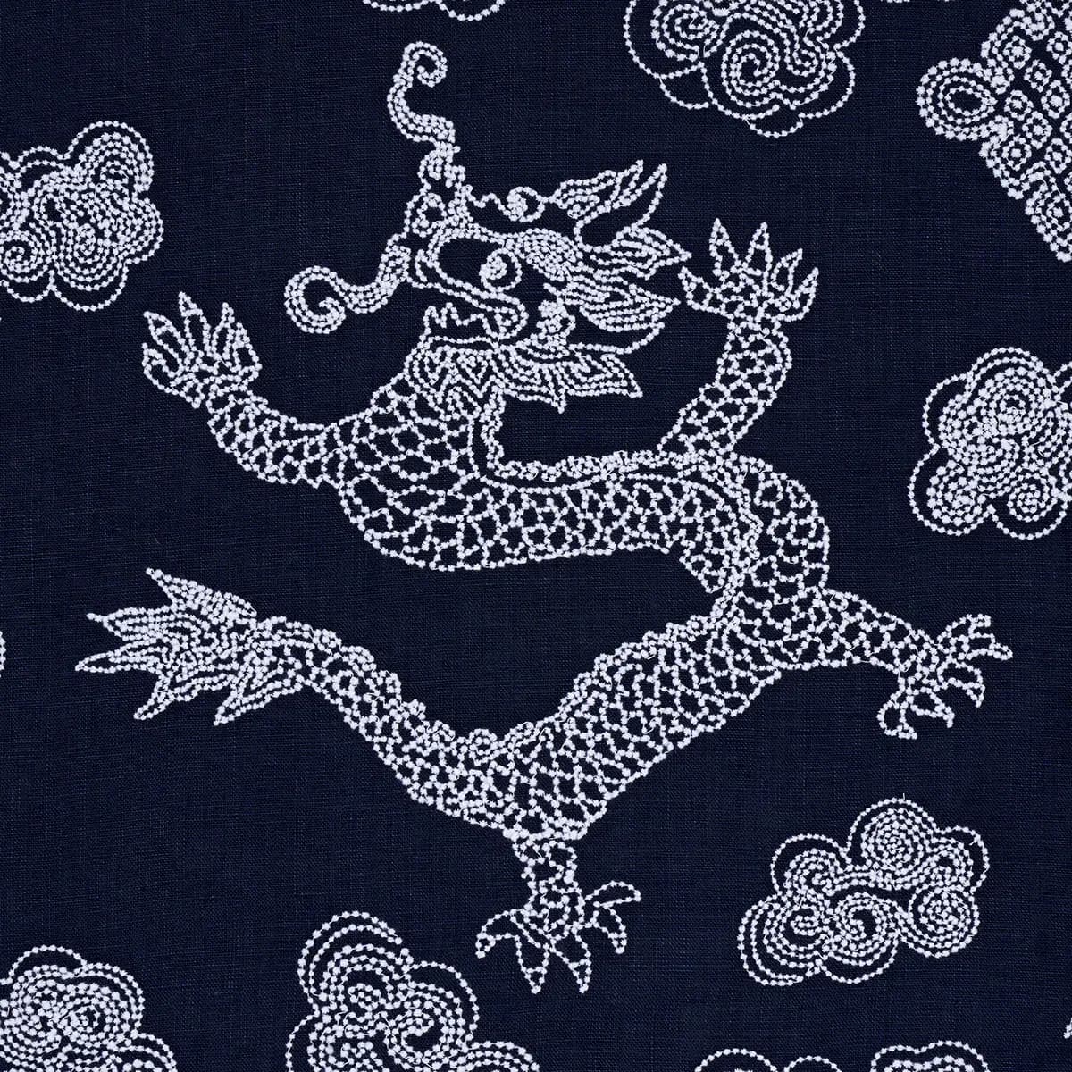 DRAGON EMBROIDERY_ NAVY