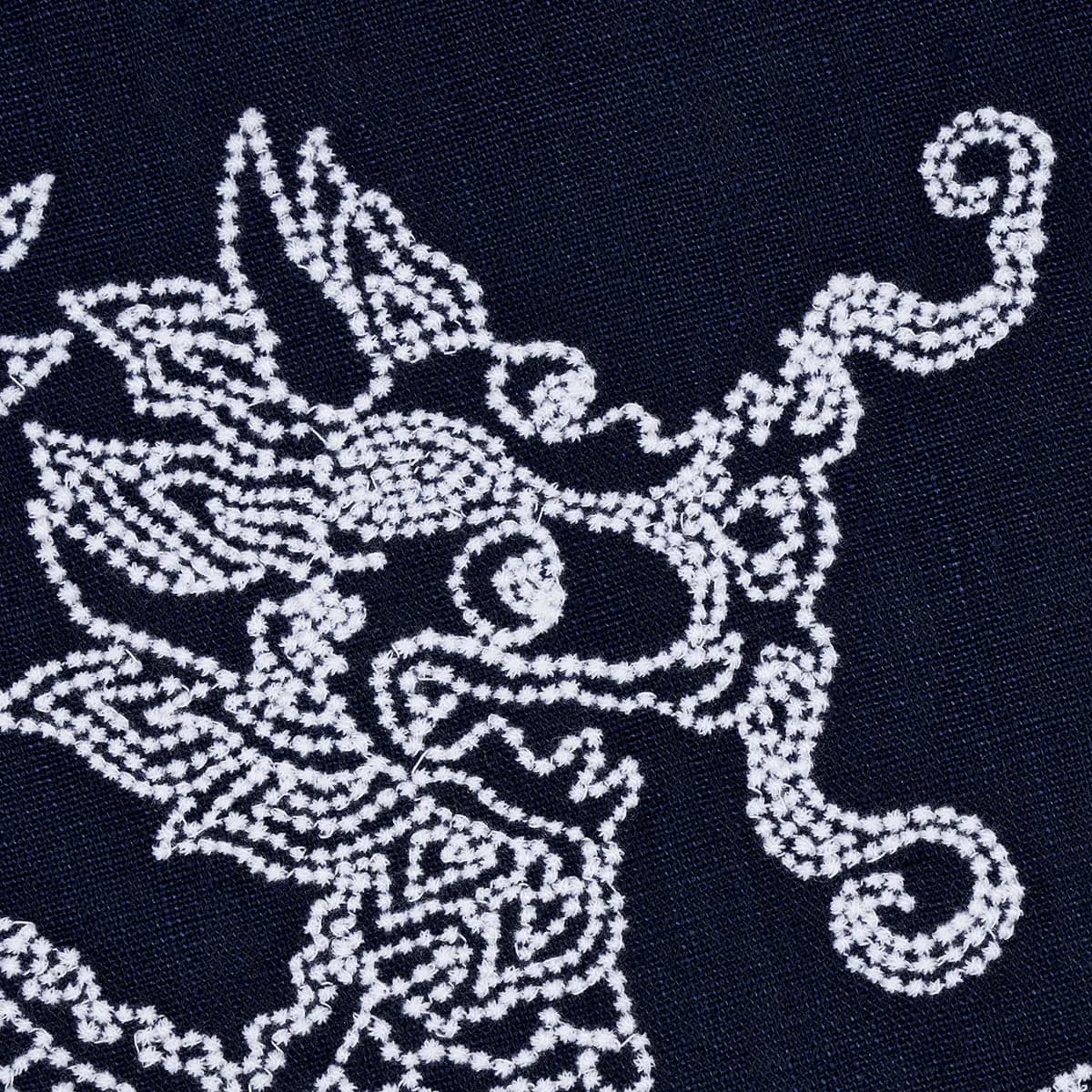 DRAGON EMBROIDERY_ NAVY