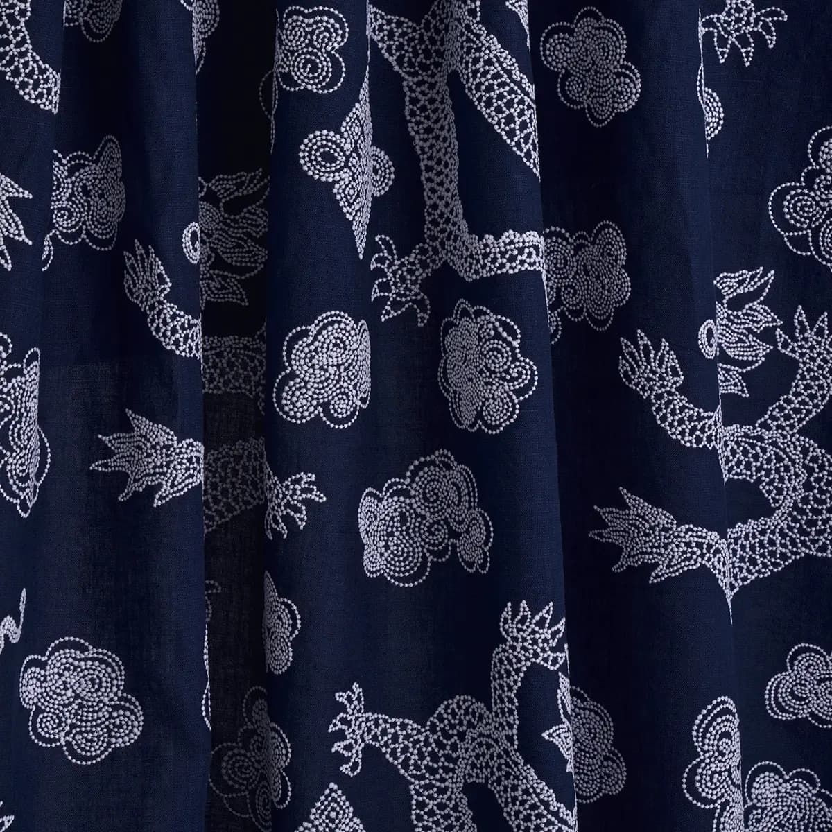 DRAGON EMBROIDERY_ NAVY