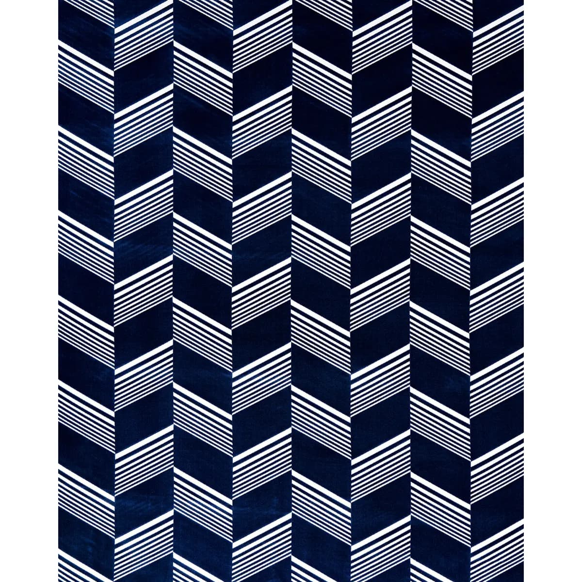 JESSIE CUT VELVET_ NAVY & WHITE
