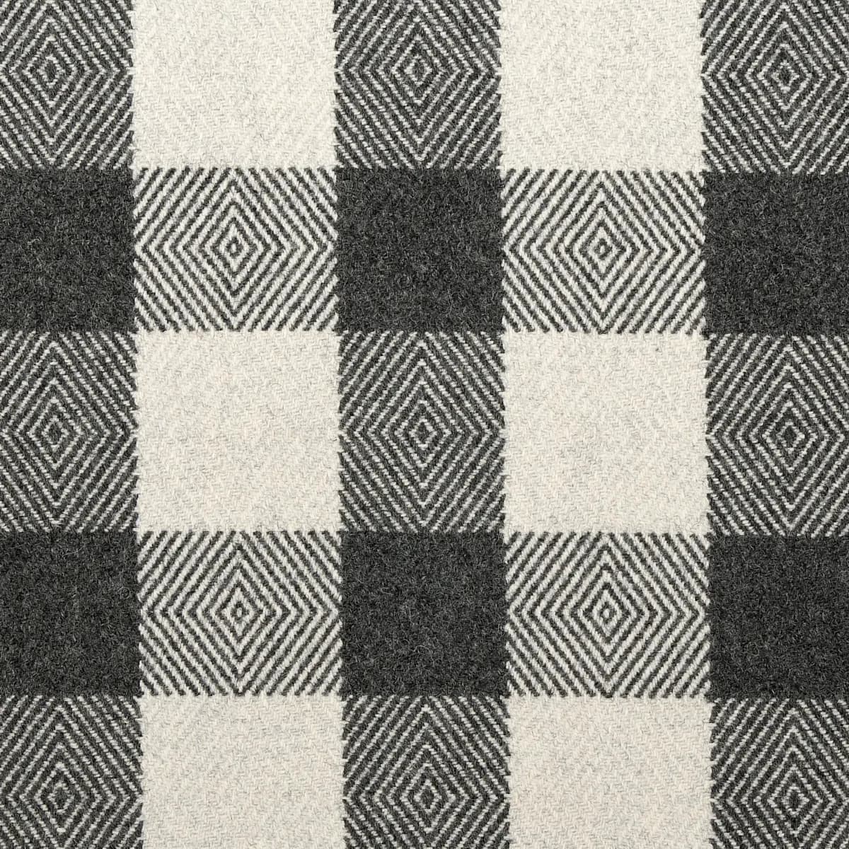GALT WOOL CHECK_ CHARCOAL