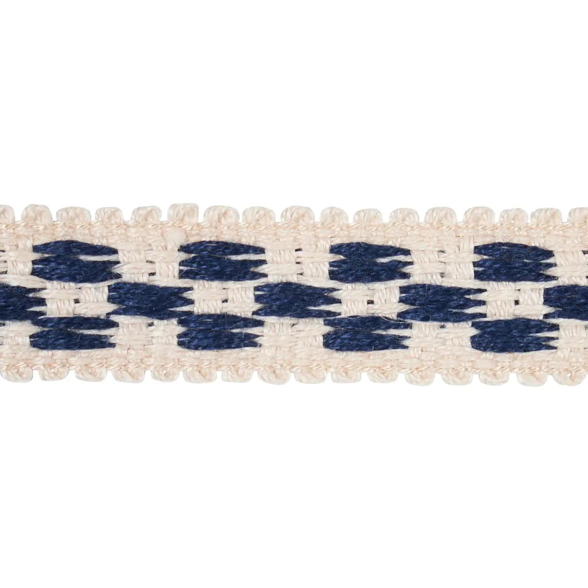 CRAWFORD CHECK TAPE NARROW_ INDIGO