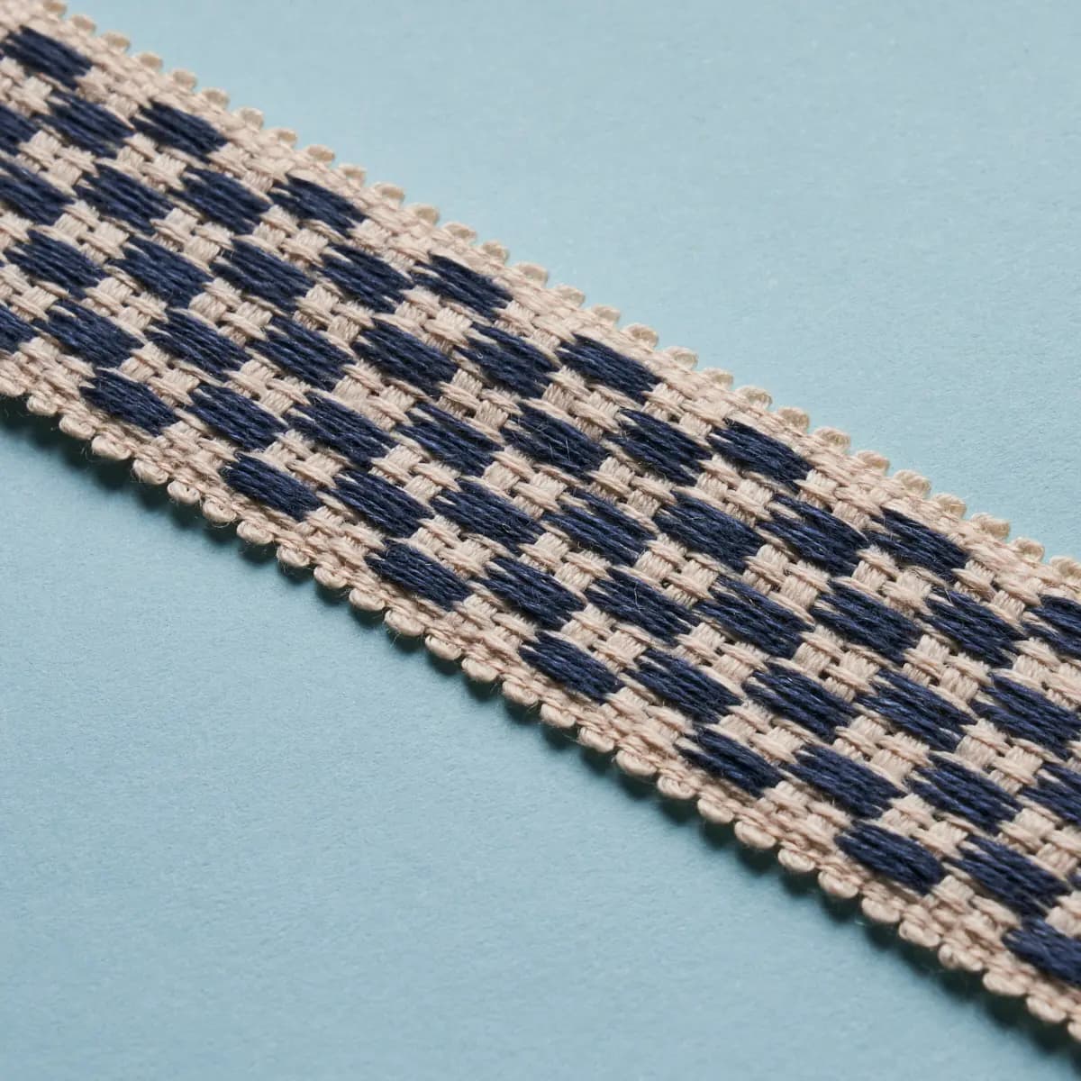 CRAWFORD CHECK TAPE MEDIUM_ INDIGO