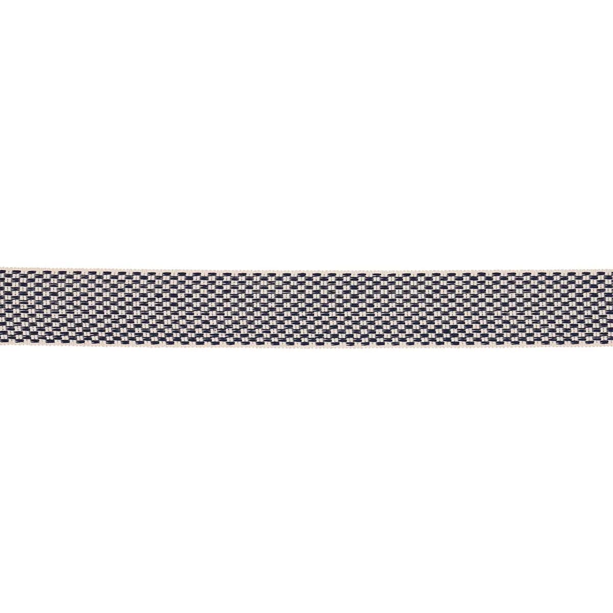 CRAWFORD CHECK TAPE WIDE_ INDIGO
