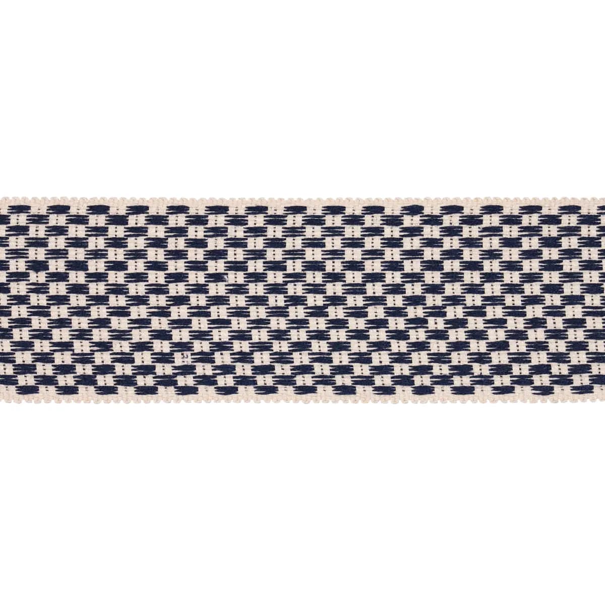 CRAWFORD CHECK TAPE WIDE_ INDIGO