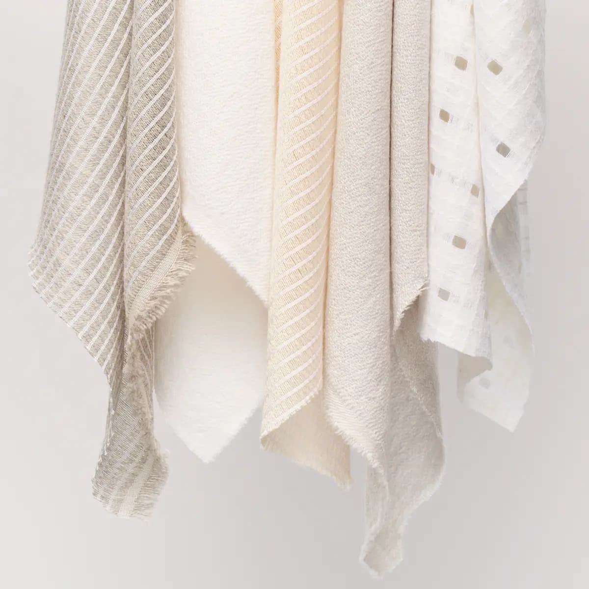 HENRI WOOL MOHAIR SHEER_ IVORY