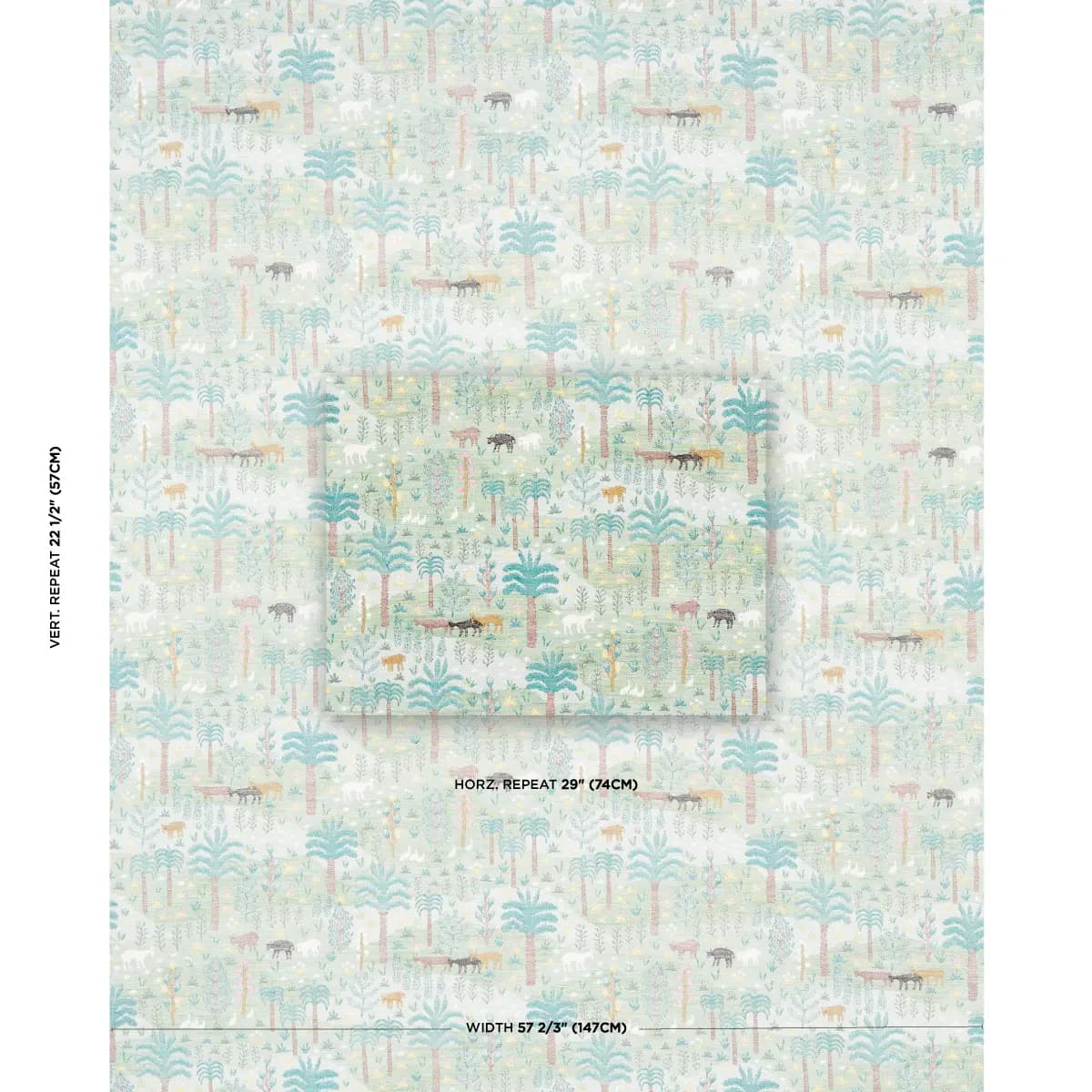 LAS COLINAS SCENIC TAPESTRY_ GREEN