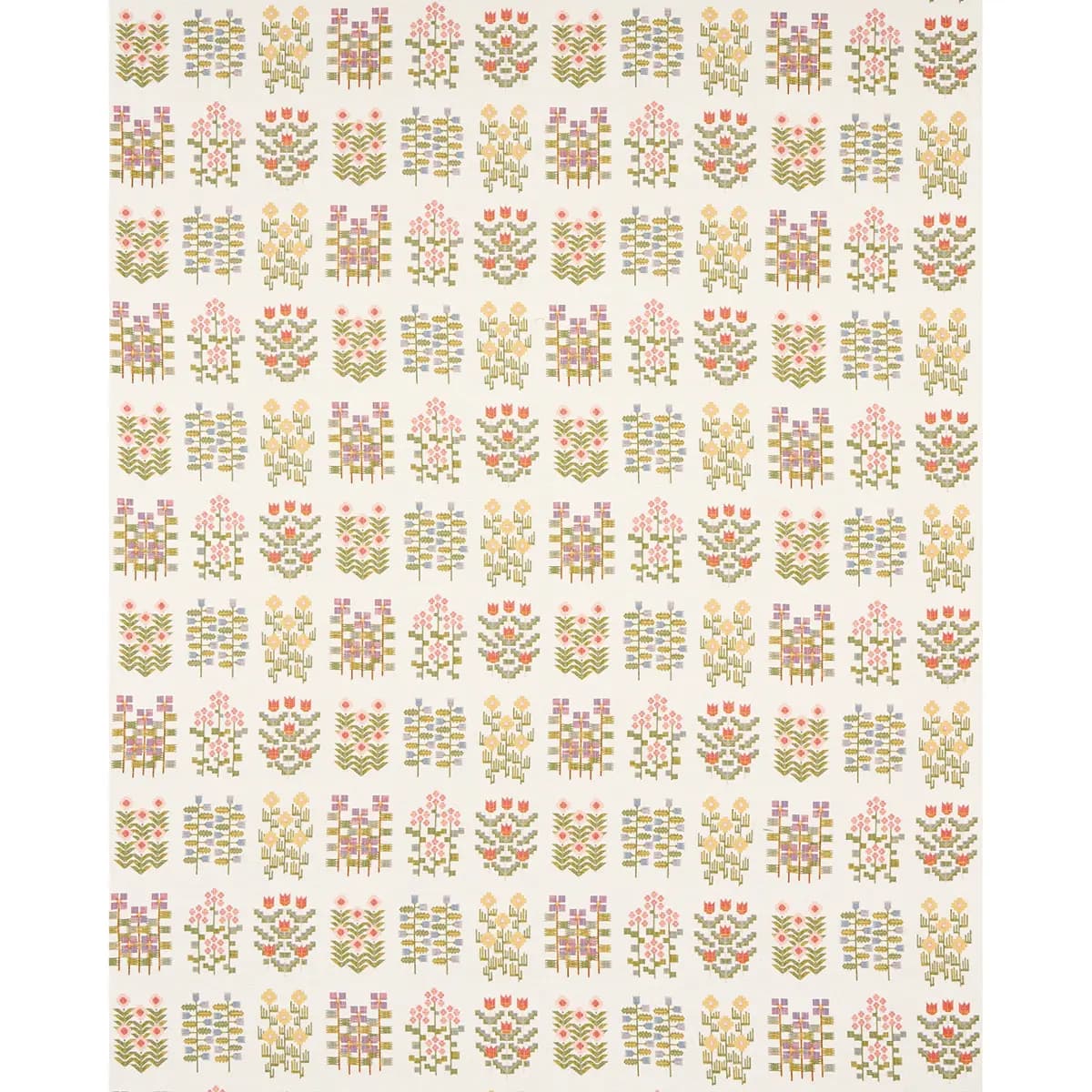 ANNIKA FLORAL TAPESTRY_ MULTI ON IVORY