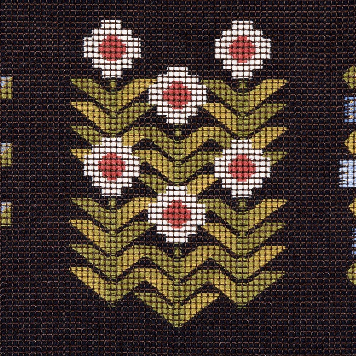 ANNIKA FLORAL TAPESTRY_ MULTI ON ESPRESSO