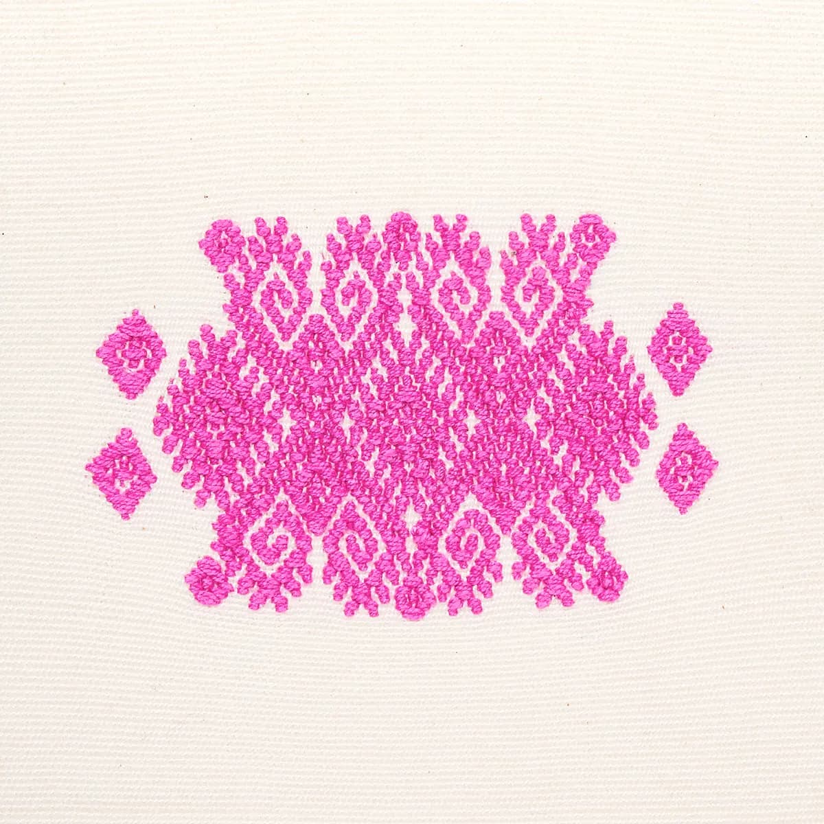 BALAMIL HANDWOVEN PANEL_ MULTI ON IVORY