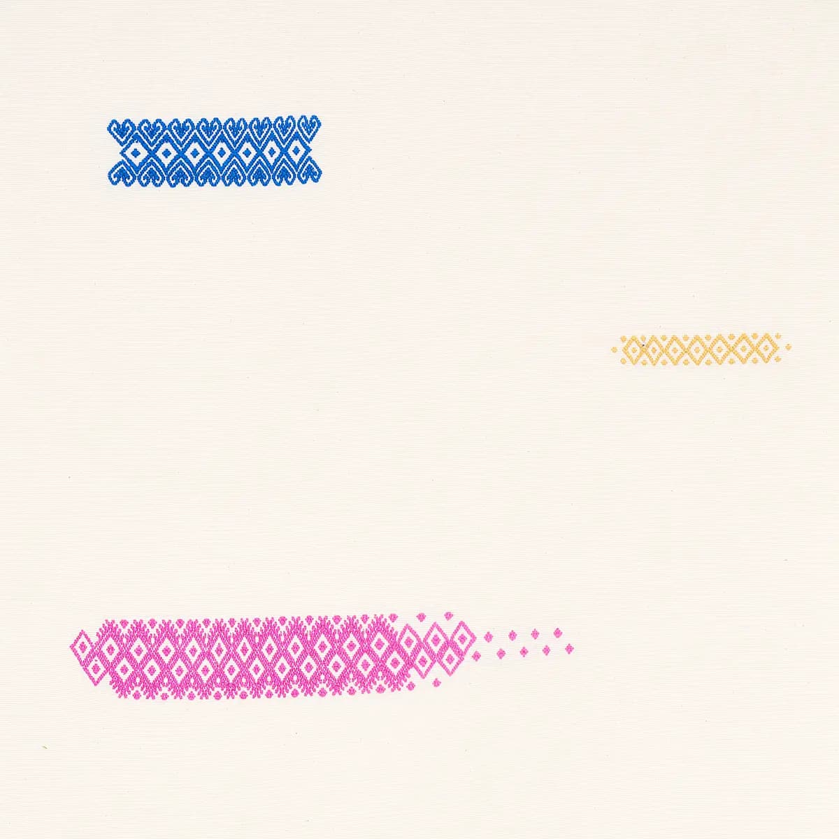 BALAMIL HANDWOVEN PANEL_ MULTI ON IVORY