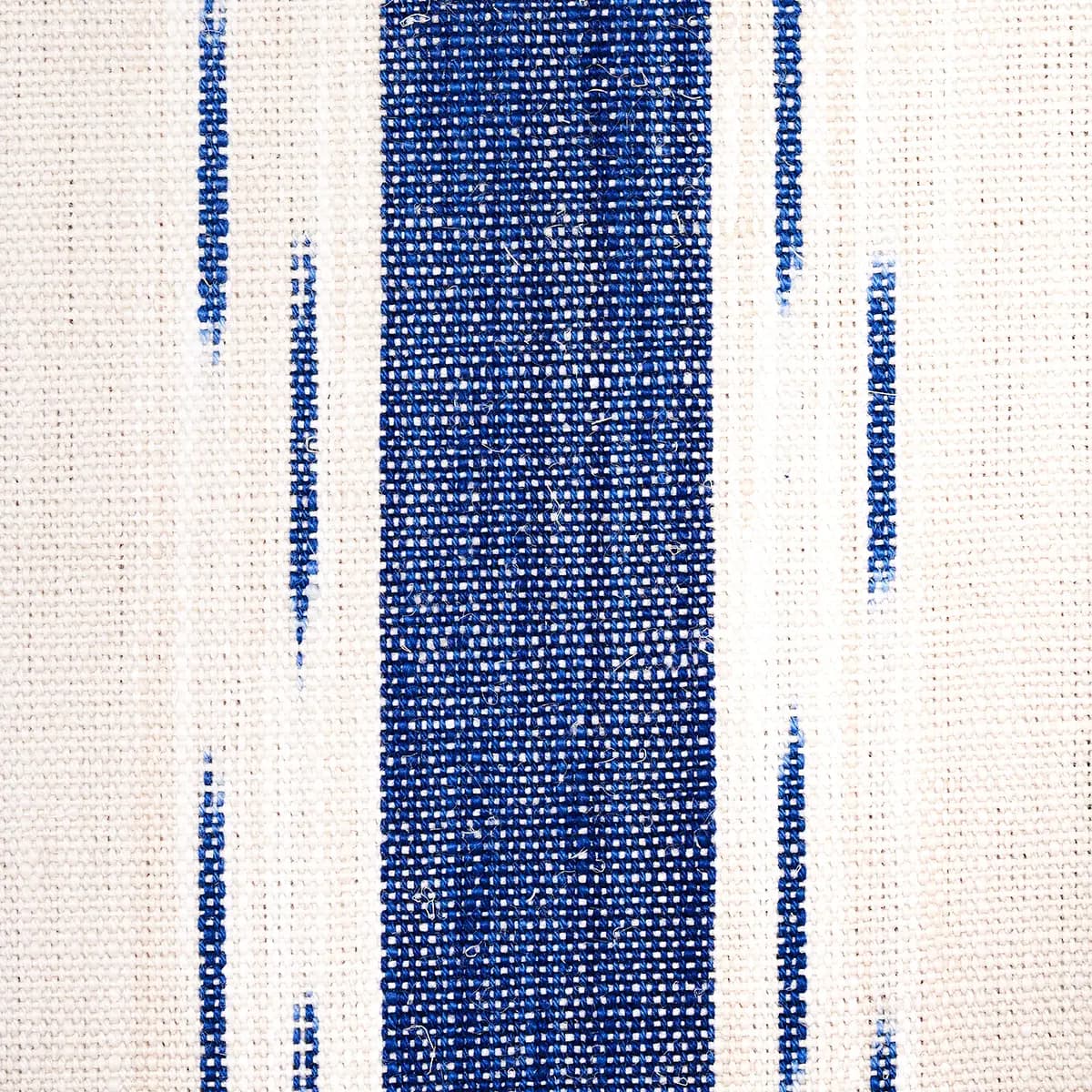 Mirza Ikat Stripe_ BLUE ON NATURAL