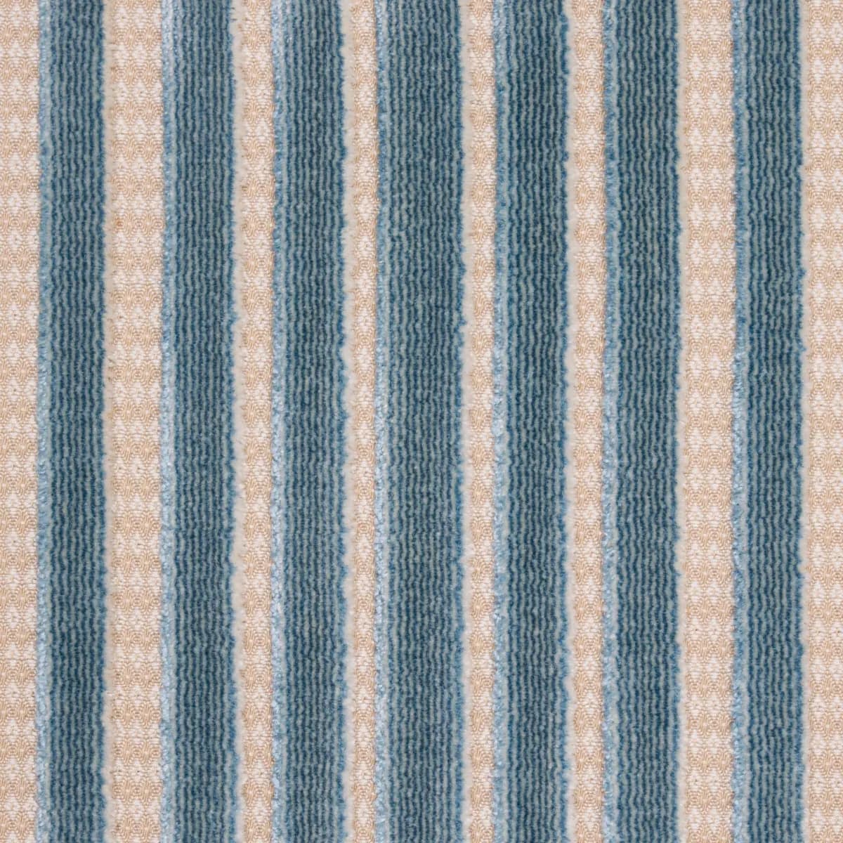 CHIMAY STRIPE VELVET_ CIEL