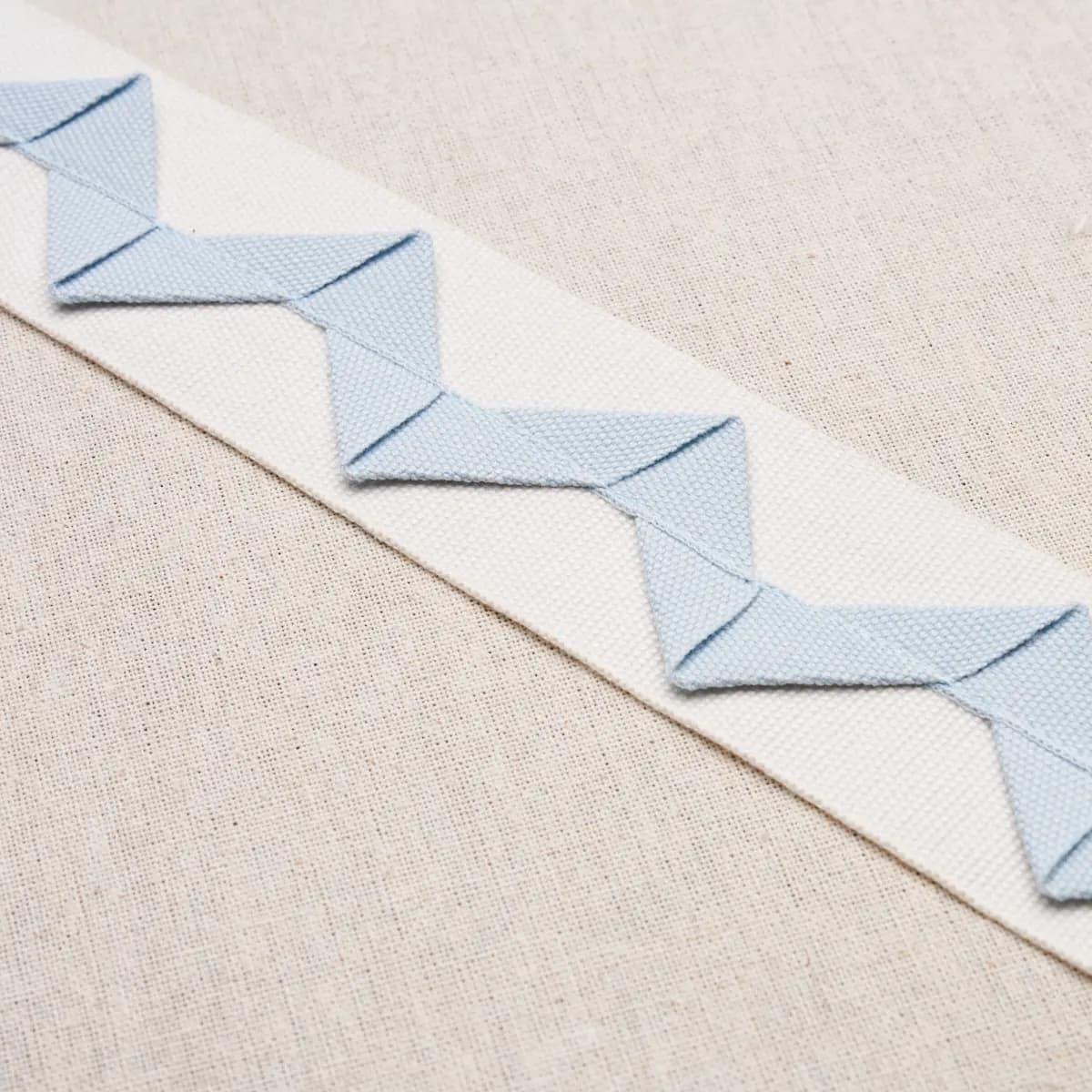 LAZARE APPLIQUÉ TAPE_ SKY ON IVORY