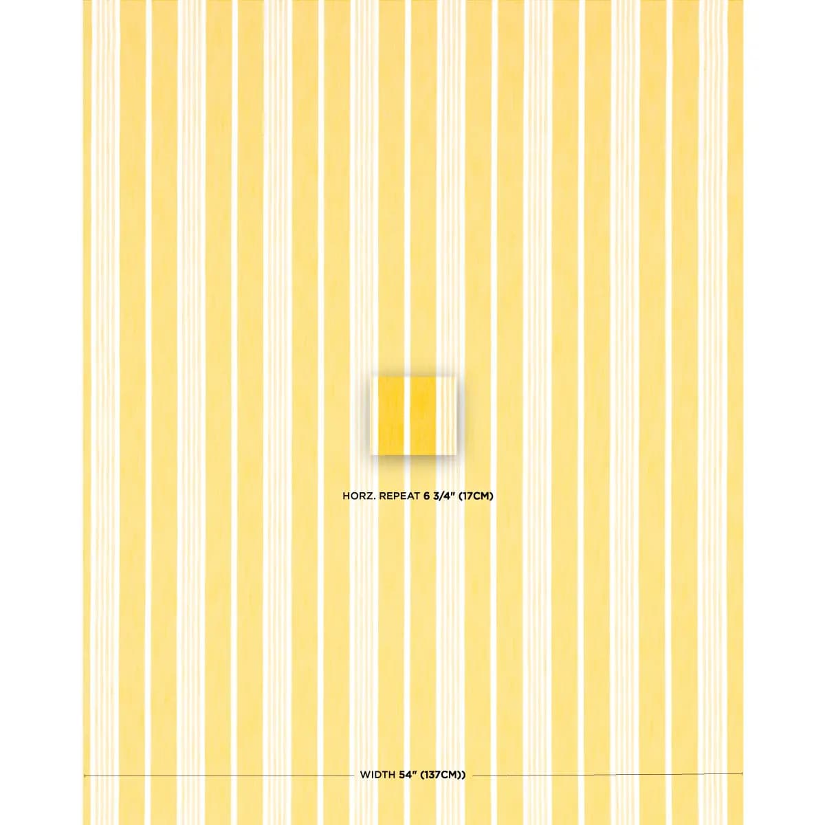 HAMPTON STRIPE INDOOR/OUTDOOR_ CANARY