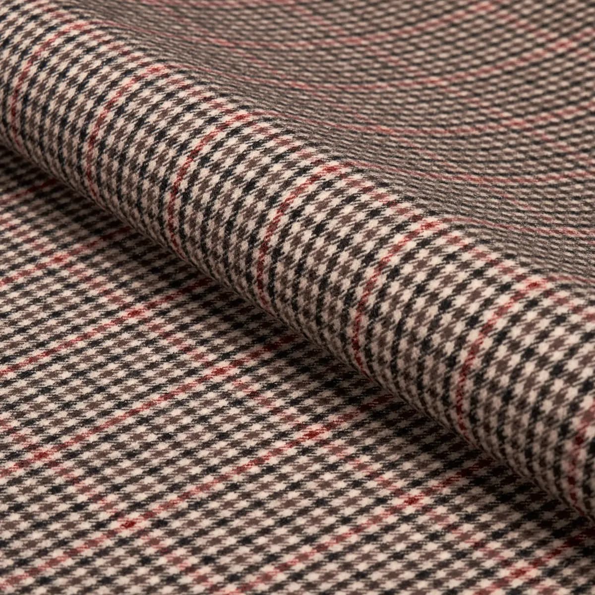 ALDRIDGE WOOL HOUNDSTOOTH_ BROWN