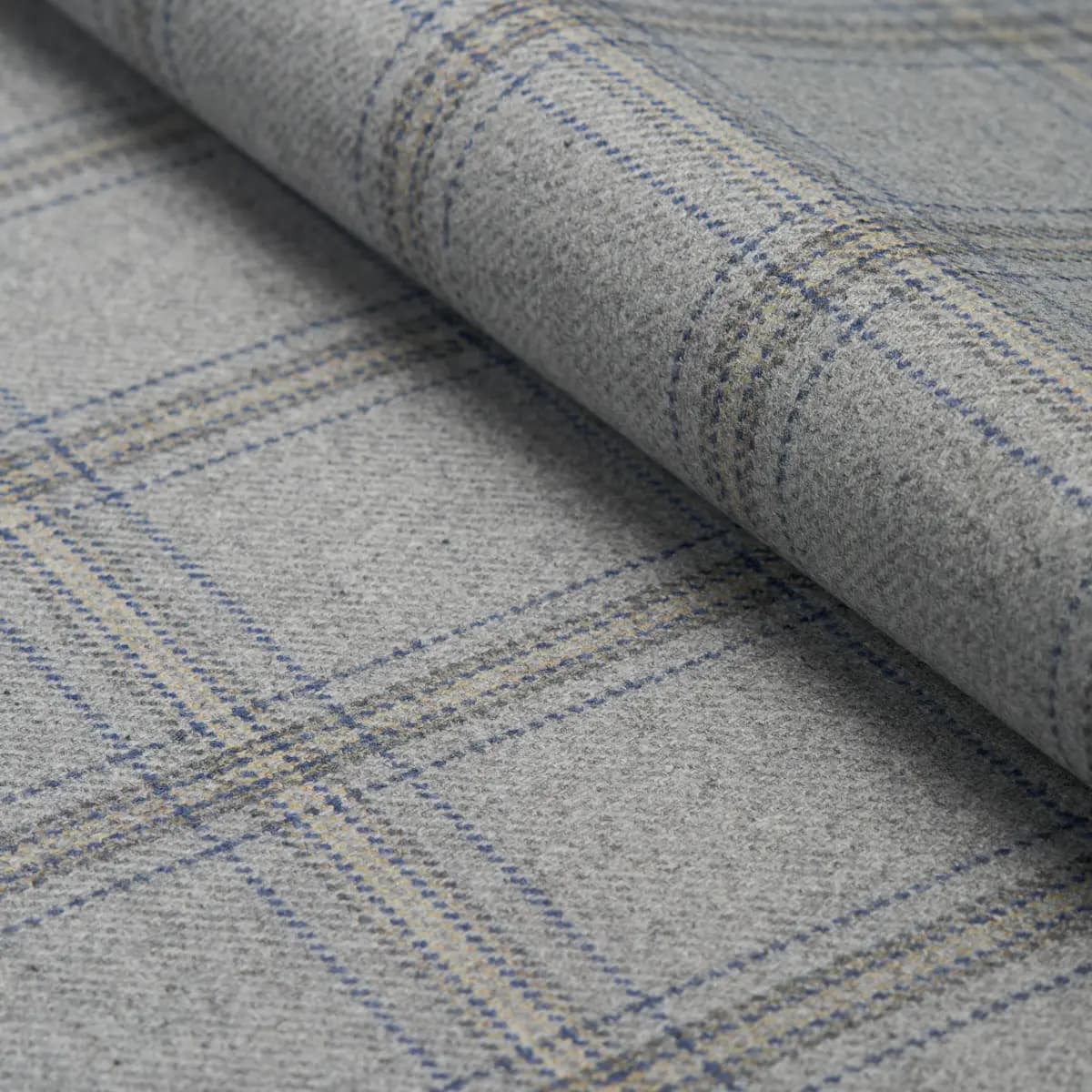 BLACKBURN MERINO PLAID_ GREY