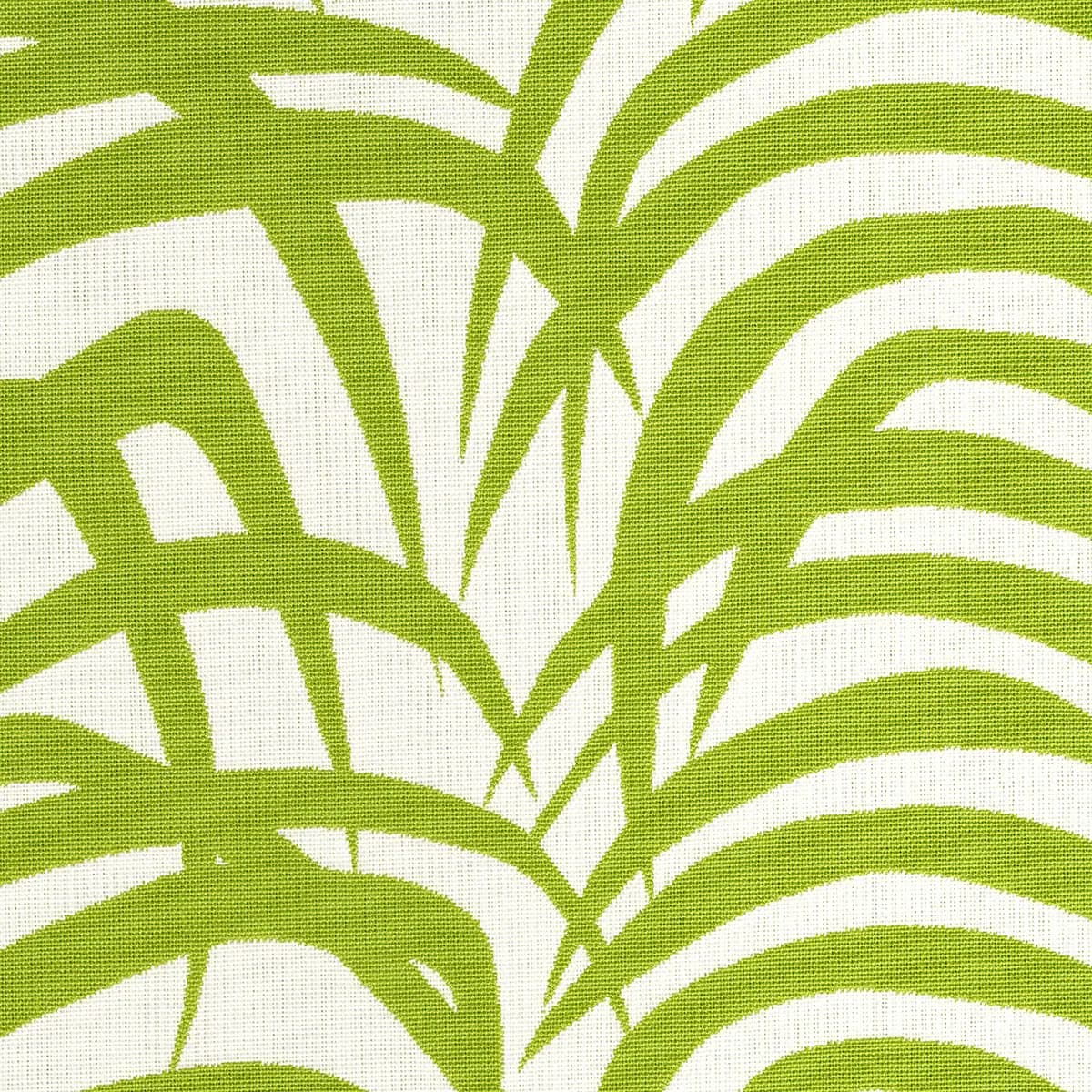 Zebra Palm Woven Indoor/Outdoor_ GREEN
