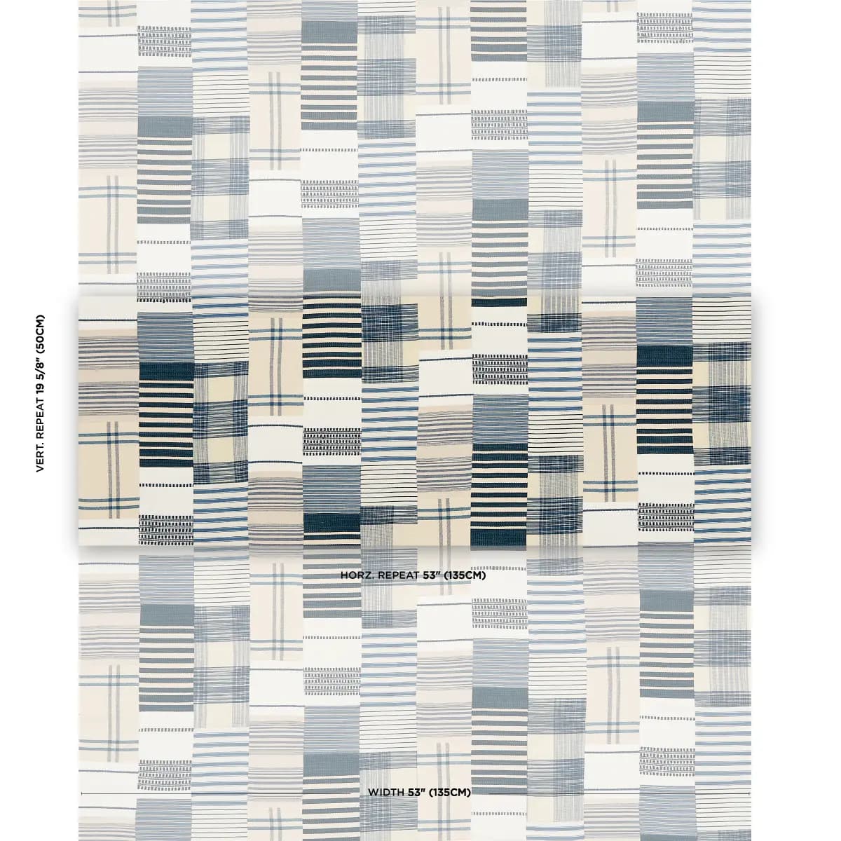 CARLISLE PATCHWORK_ INDIGO
