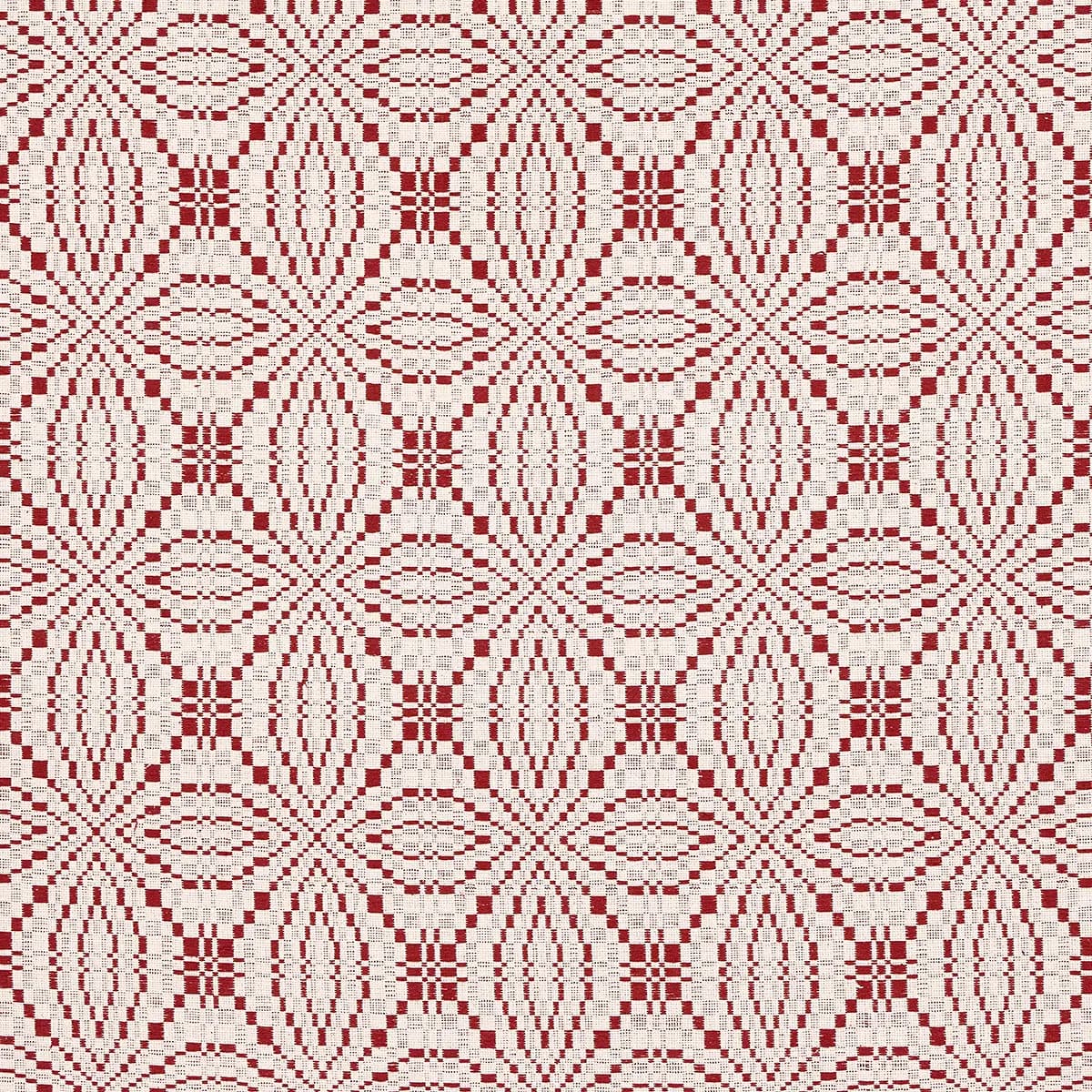 FRANCESTOWN COVERLET_ CRIMSON