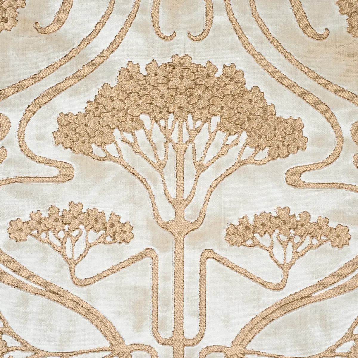 OMBELLI JACQUARD VELVET_ FAWN