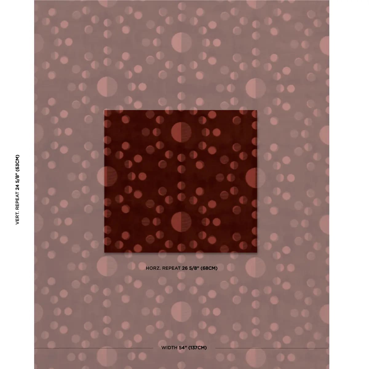 MOON PHASE VELVET_ RED