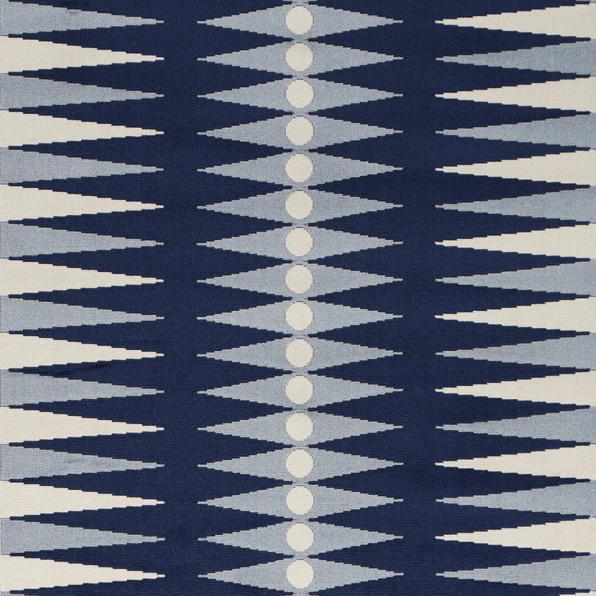 BACKGAMMON CUT VELVET_ BLUE