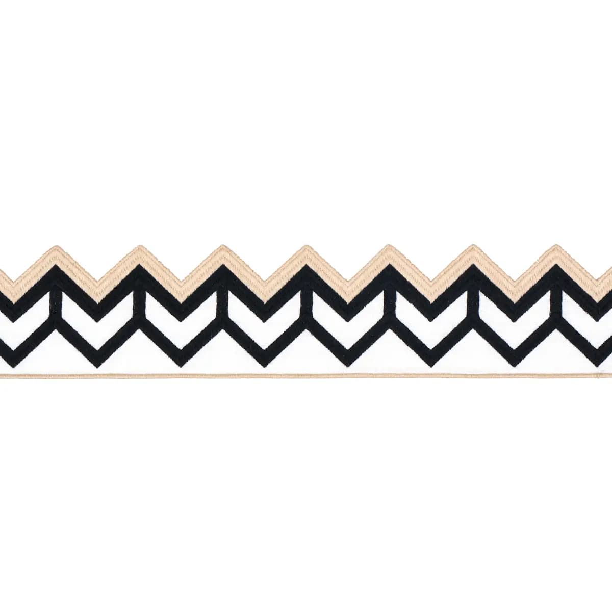 SPARREN EMBROIDERED TAPE_ BLACK