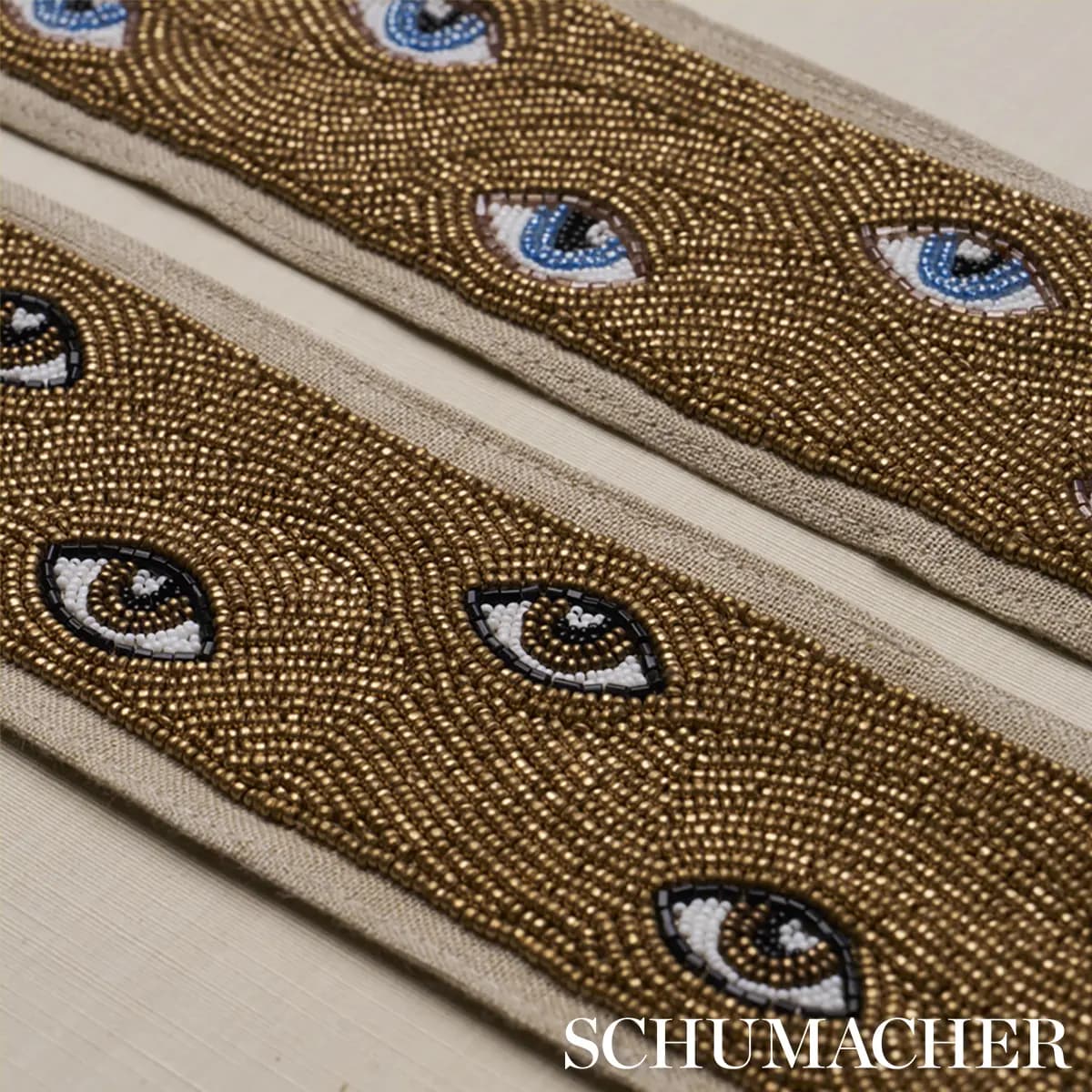 MIND'S EYE BEADED TAPE_ BLUE & GOLD