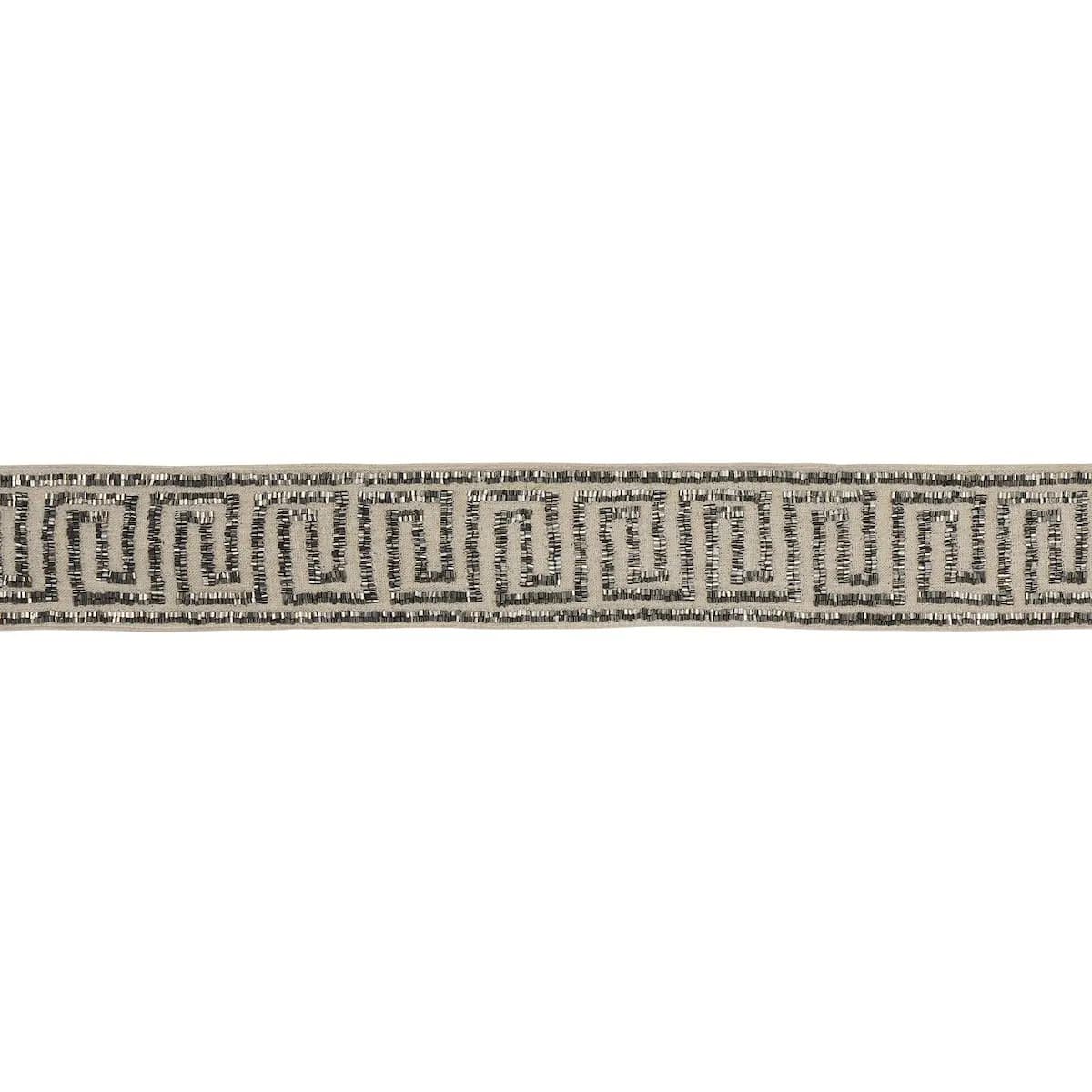DELPHI BEADED TAPE_ MERCURY ON NATURAL