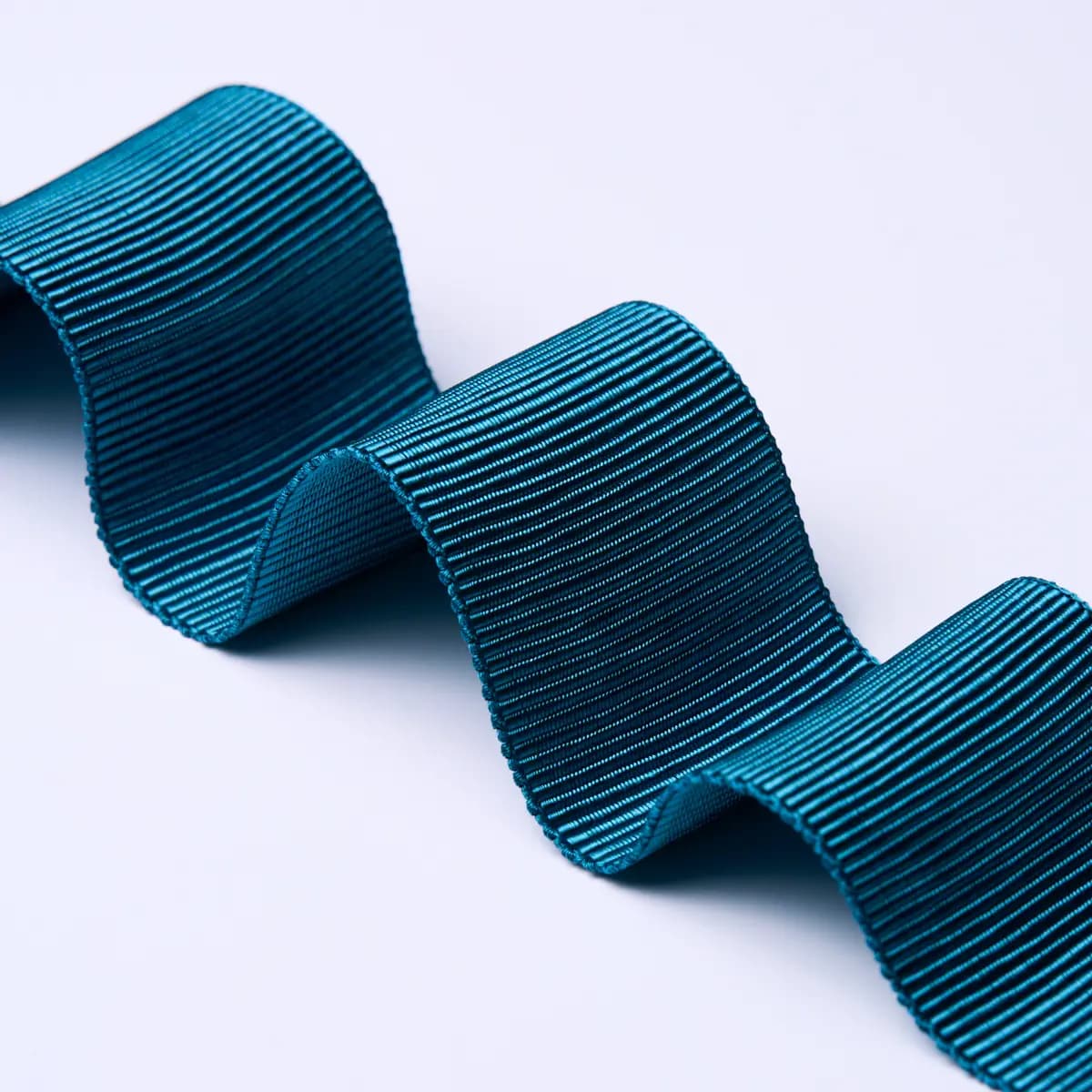 WIDE FAILLE TAPE_ PEACOCK