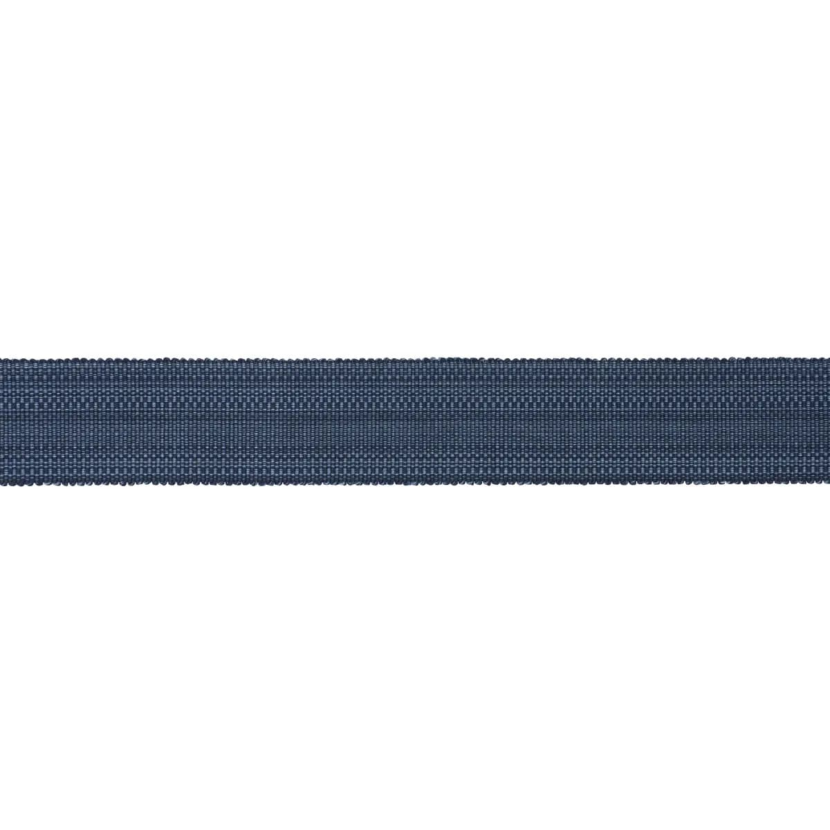 COTTON STRIÉ TAPE WIDE_ INDIGO
