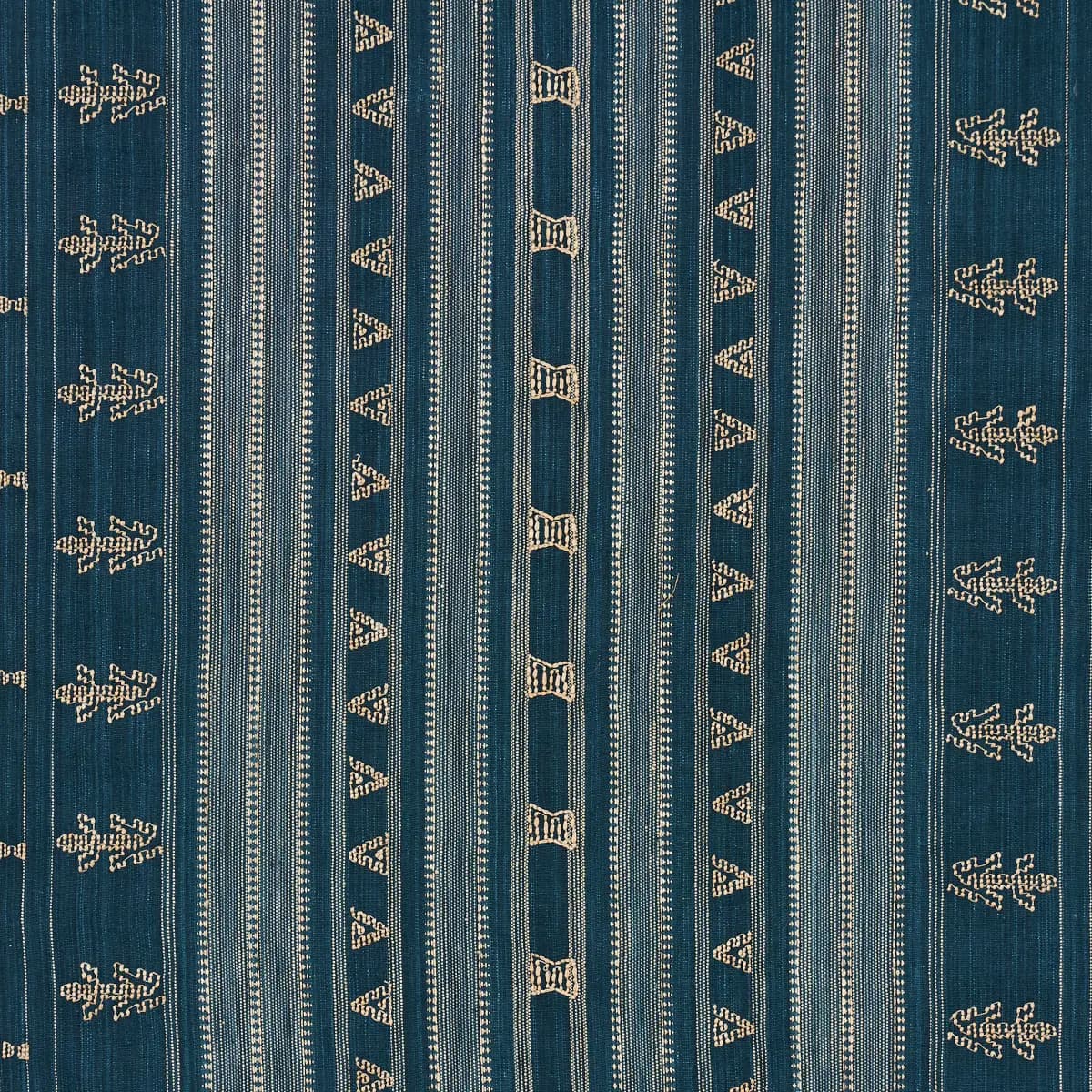 NIMA EMBROIDERED COTTON LINEN_ INDIGO