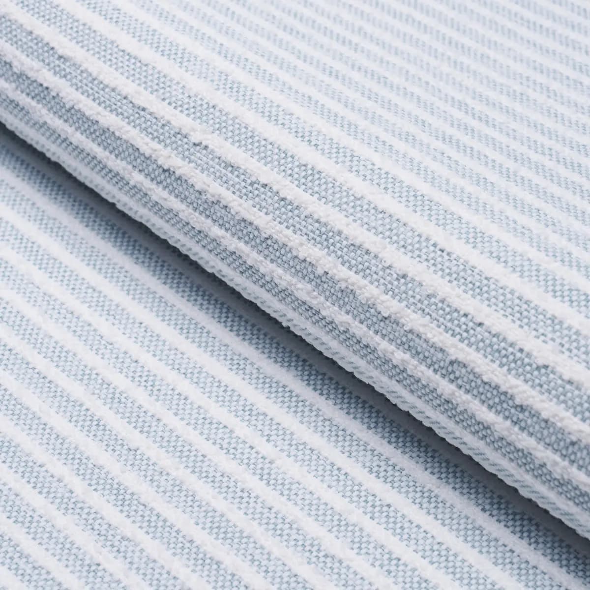 BOUCLÉ STRIPE INDOOR/OUTDOOR_ CHAMBRAY