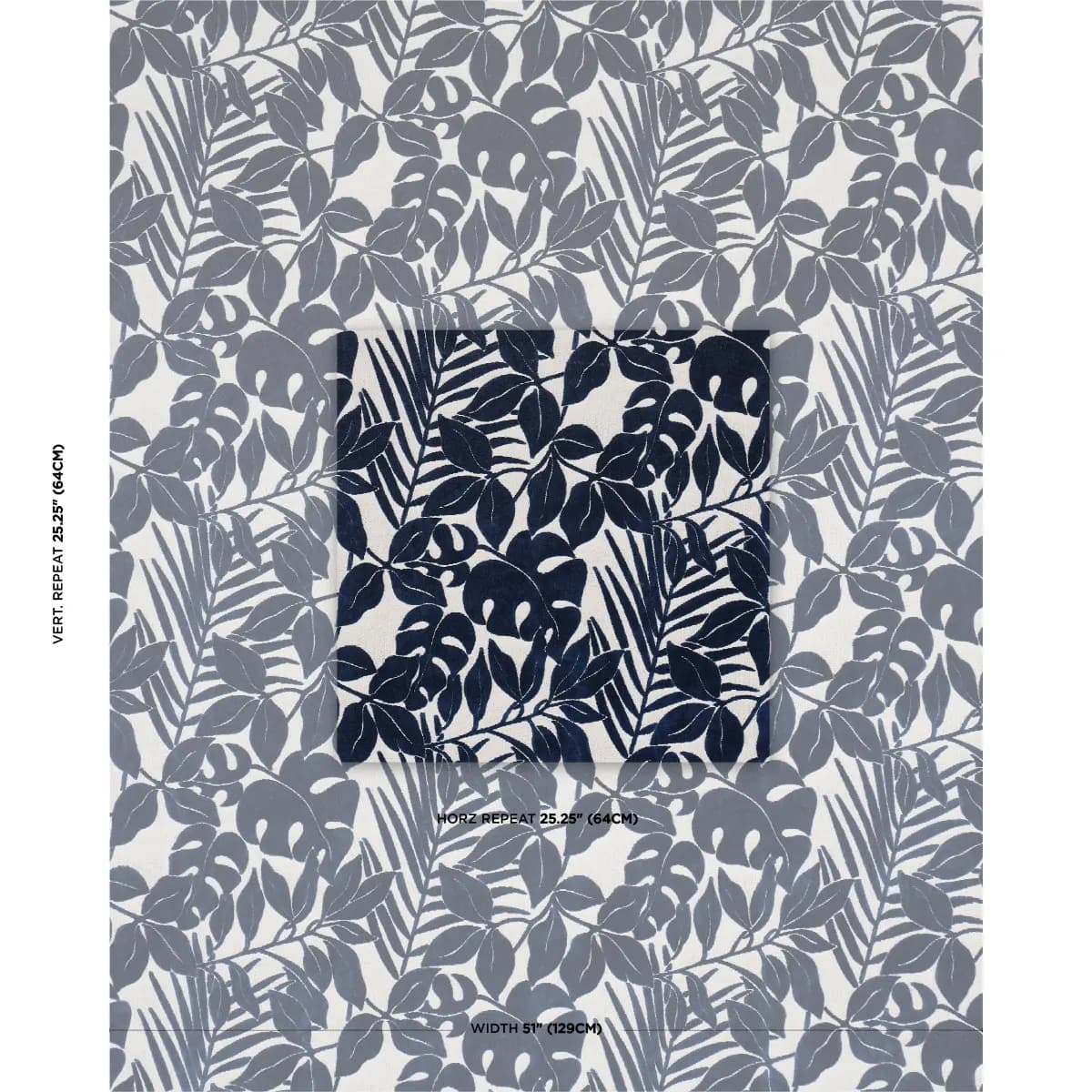 MIRAMAR INDOOR/OUTDOOR VELVET_ NAVY